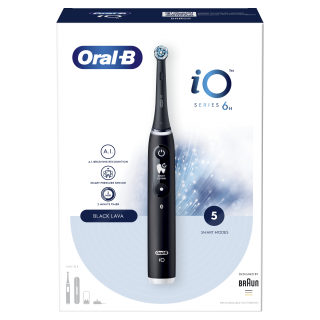 Oral-B iO6 Elektrická zubná kefka - Čierna Home