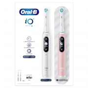 Oral-B iO6 DuoPack Súprava zubných kefiek White/Pink  