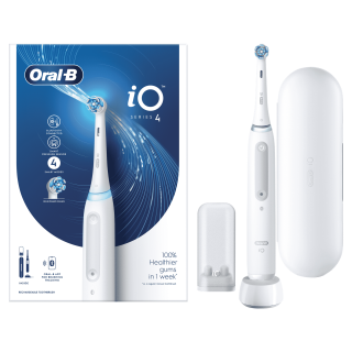 Oral-B iO4 Elektrická zubná kefka Quite White Home