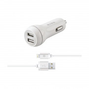 S-Link Car Charger SW-C530  (White) 