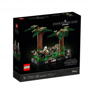 LEGO Star Wars Naháňačka spídrov na planéte Endor™ – dioráma (75353) Hračka