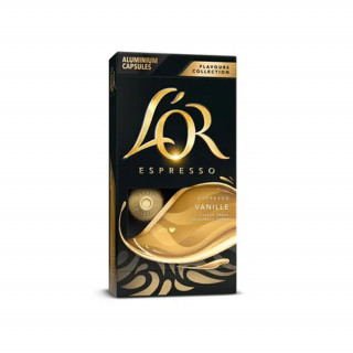 Douwe Egberts L`OR vanilla Nespresso compatible 10 coffee capsules Home