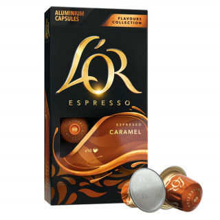 Douwe Egberts L`OR caramel Nespresso compatible 10 coffee capsules Home