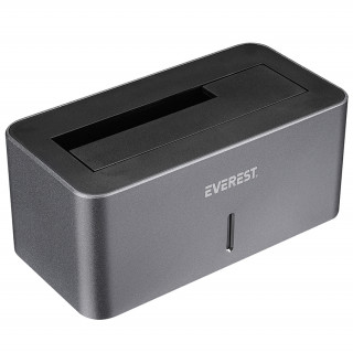 Everest HDD Docking Station – HD3-530 (2,5"/3,5" HDD USB-A 3.0, Max.: 8TB, šedá) PC