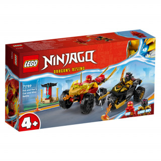 LEGO NINJAGO Kai a Ras v súboji auta s motorkou (71789) Hračka