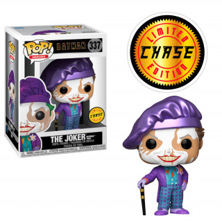 Funko Pop! #337 Dc Heroes: Batman 1989 - The Joker With Hat with Chase Chase Edition Vinyl Figure Merch