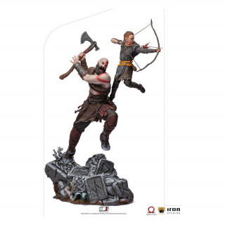 Iron Studios - Kratos and Atreus BDSArt Scale 1/10 - God of War Socha Merch