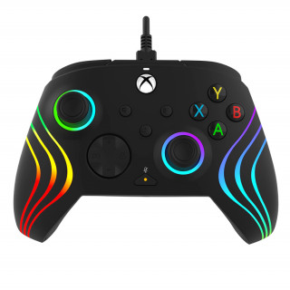 PDP Xbox Series X/S káblový ovládač - Afterglow WAVE audio lighting - Black (Xbox Series X/S) Xbox Series