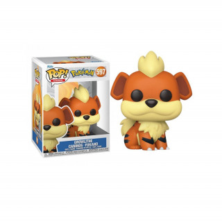 Funko Pop! #597 Games: Pokemon - Growlithe Caninos Fukano Vinyl Figura Merch