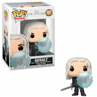 Funko Pop! #1317 Television: Netflix Witcher - Geralt (Shield) Vinyl Figura Merch