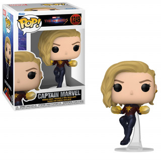 Funko Pop! #1249 The Marvels - Captain Marvel Bobble-Head Vinyl Figura Merch