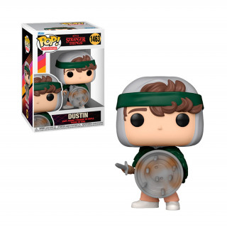 Funko Pop! #1463 Television: Stranger Things - Dustin (with Shield) Vinyl Figura Merch