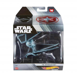 Hot Wheels - Star Wars Starships Tie Interceptor (HHR14/HMH95) Hračka