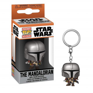 Funko Pocket Pop! Disney Star Wars: The Mandalorian - The Mandalorian Vinyl Figura Prívesok na kľúč Merch