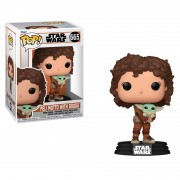 Funko Pop! Disney Star Wars: The Mandalorian - Peli Motto with Grogu #665 Bobble-Head Vinyl Figura 