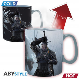 THE WITCHER - Meniaci sa hrnček - Geralt & Ciri Merch