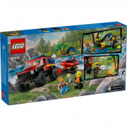 LEGO City Hasičské auto 4x4 a záchranný čln (60412) 