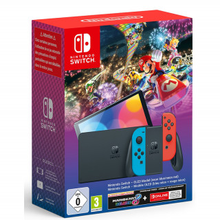 Nintendo Switch OLED konzola + Mario Kart 8 Deluxe + 3 mesiace Nintendo Switch Online Switch