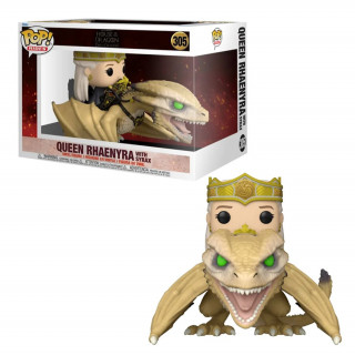 Funko Pop! #305 Rides Deluxe: House of the Dragon - Queen Rhaenyra with Syrax Vinyl Figúrka Merch