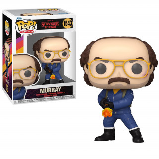 Funko Pop! #1543 Television: Stranger Things Season S3 - Murray Bauman Vinyl Figure Merch