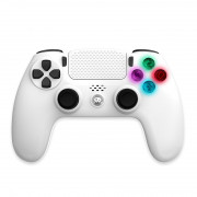 Freaks and Geeks – PS4 Wireless LED Controller – White (140142B) 