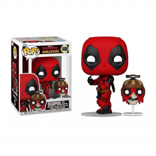 Funko Pop! #1400 Marvel: Deadpool Wolverine - Deadpool with Headpool Vinyl Figúrka Merch