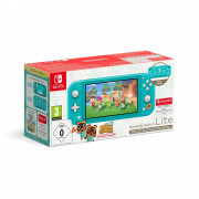 Nintendo Switch Lite – tyrkysová + Animal Crossing + 12M NSO 