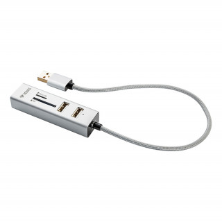 YENKEE YHC 101SR USB 2.0 hub a čítačka kariet PC