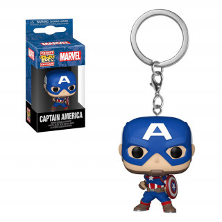 Funko Pocket Pop! Marvel New Classics - Captain America Vinyl Figura kľúčenka Merch