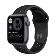 Apple Watch Nike SE GPS, 40mm Space Gray aluminum Case with Anthracite/Black 