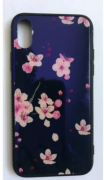 BH660 mobile case BLU-RAY glass Full Pink Flower Samsung S8 