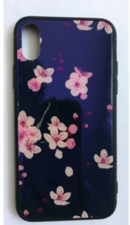 BH660 mobile case BLU-RAY glass Full Pink Flower Samsung S8 Mobile