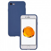 Hana SF matt silicone back cover, Huawei Smart 2019, Blue 