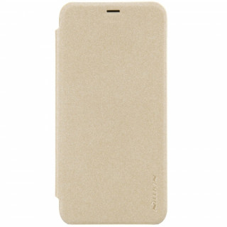 Nillkin Sparkle Huawei P-Smart flip case, Gold Mobile