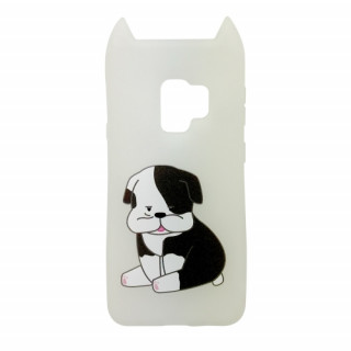 Hana Pop silicone back cover, Galaxy S9, Dog Mobile