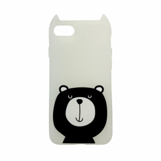 Hana Pop silicone back cover, iPhone 8/7, Teddy bear Mobile