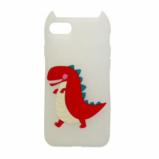 Hana Pop silicone back cover, iPhone 8/7, Dino Mobile