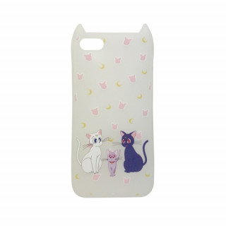 Hana Pop silicone back cover, iPhone SE, Cat family Mobile