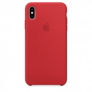 Apple iPhone XS Max silicone back cover, Red 