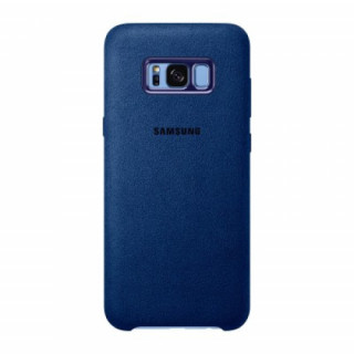 Samsung Galaxy S8Plus Alcantara leather back cover, Blue Mobile