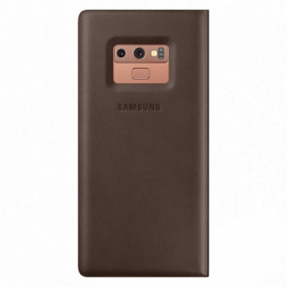 Samsung Galaxy Note leather book case, Brown Mobile