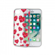 Celly iPhone patterned back cover, Heart 