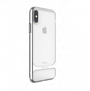 Hana Ceramic plastic  back cover, iPhone XR, silver 