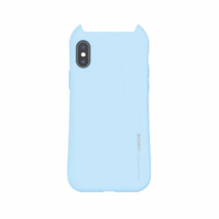 Hana Bonny silicone back cover, Huawei Y7 Prime, VBlue. Mobile