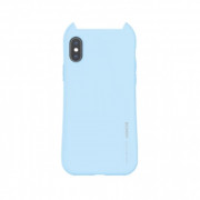 Hana Bonny silicone back cover, iPhone XS/X,Blue 