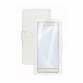 Celly universal case with notification window, 4-4.5" White Mobile