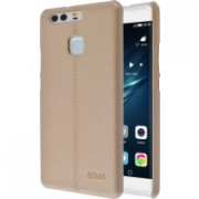 AZURI Back Cover, stitched leather case -beige-Huawei P9 