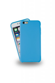 AZURI rubber back cover Blue IPHONE 6-6S Mobile