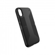 Speck Presidio Grip carbon back cover,iPhone XR, Black 