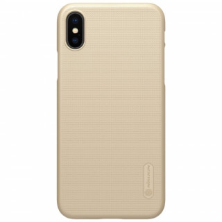 Nillkin Super Frosted iPhone XS back cover, Gold Mobile